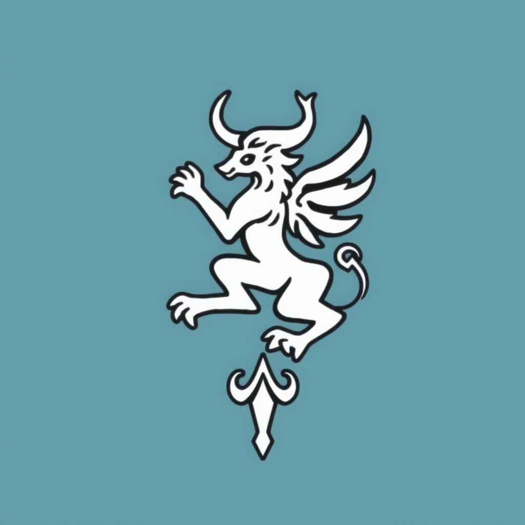 A tattoo design of Symbol for Aquarius in the style of japanese. - astrology symbol tattoo design generated by AI tattoo generator