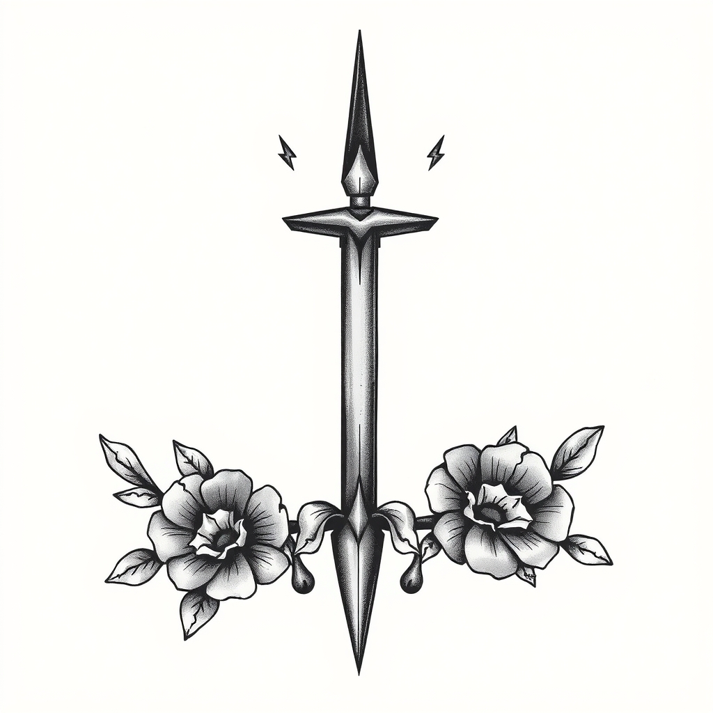 A tattoo design of ________ / \ / C \ / \ \ / \ S / \________/ | EST 91 in the style of realistic. - tree of life tattoo design generated by AI tattoo generator