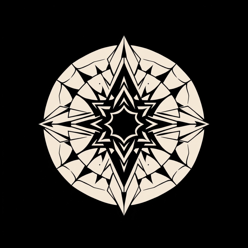 A tattoo design of Geometric in the style of geometric. - geometric tattoo design generated by AI tattoo generator