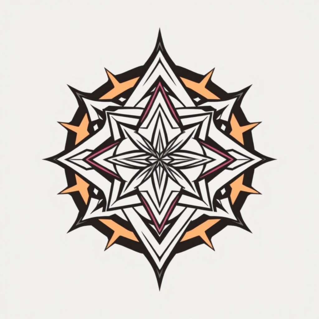 A tattoo design of Geometric in the style of geometric. - geometric tattoo design generated by AI tattoo generator