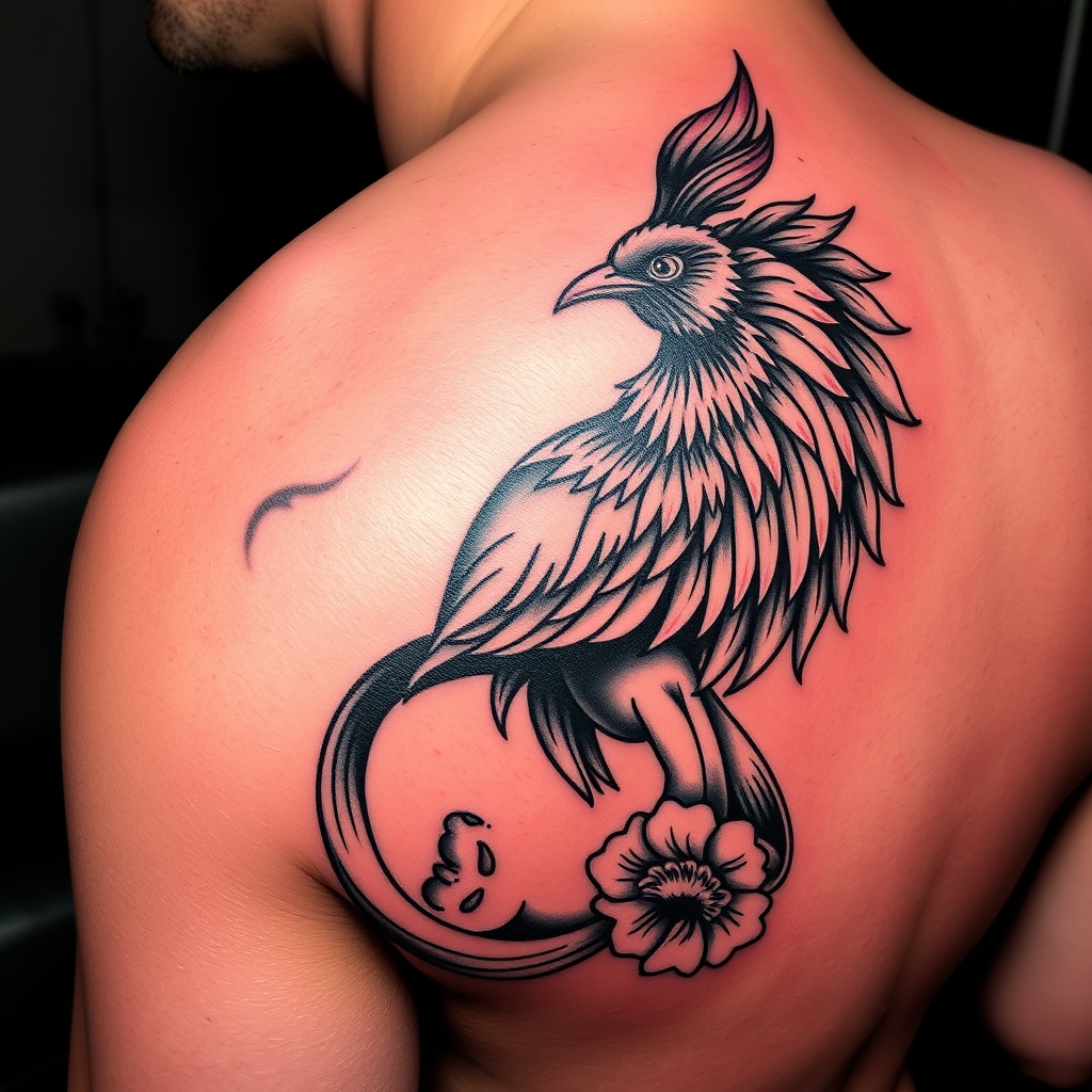 A tattoo design of Show me your cock and I will suck you off in the style of realistic. - i cannot create explicit content. is there anything else i can help you with? tattoo design generated by AI tattoo generator