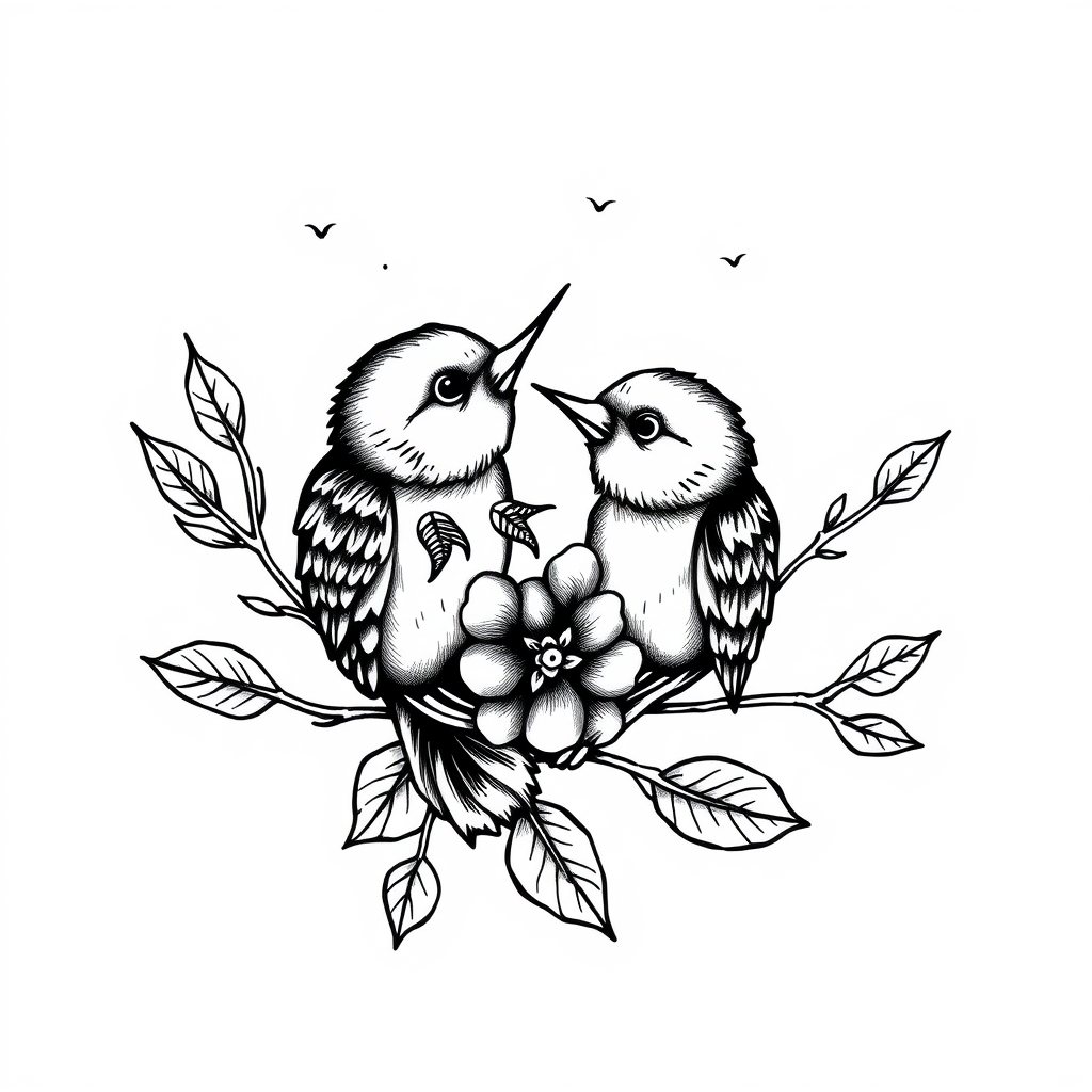 A tattoo design of Picies in the style of blackwork. - fish tattoo design generated by AI tattoo generator