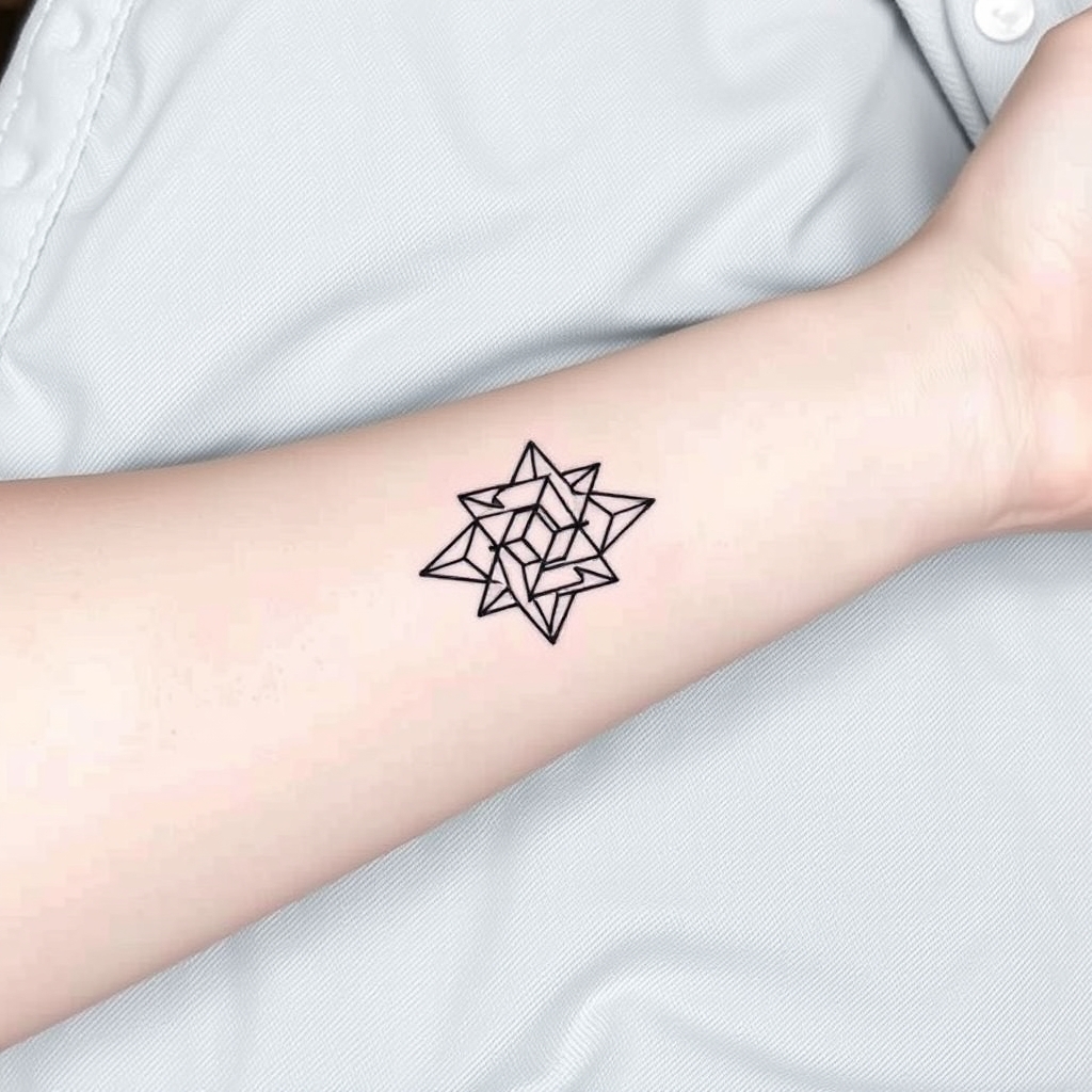 feminine tattoo geometric tattoo design