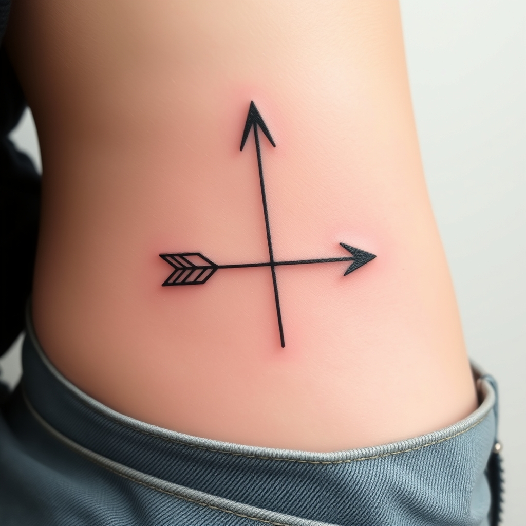 minimalist style symbol tattoo design - AI generated tattoo art for inspiration