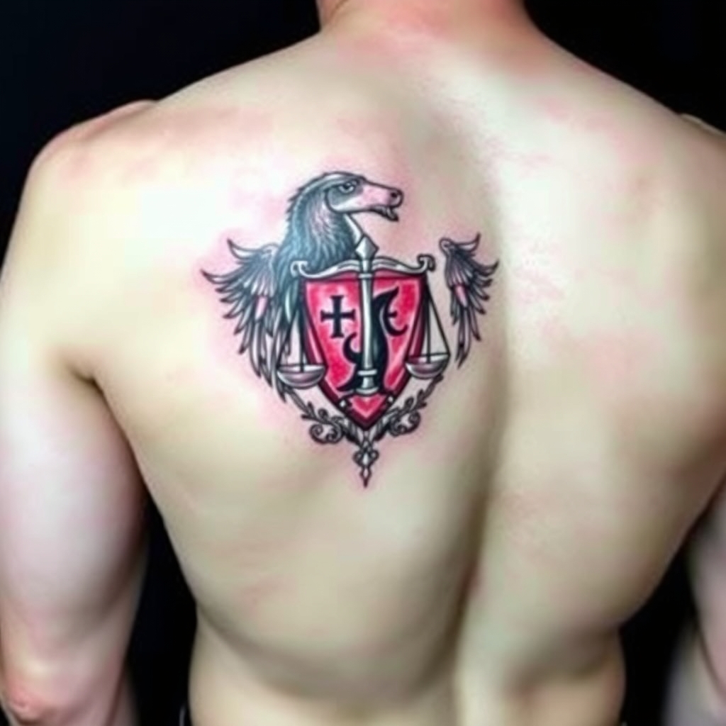 realistic style zodiac symbol profession tattoo design - AI generated tattoo art for inspiration